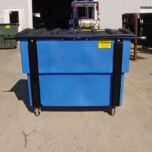 rear load poly dumpster