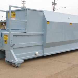 2 Yard Self-Contained Compactor with 25 Cubic Yard Container