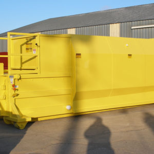 2 Yard Self-Contained Compactor with 30 Cubic Yard Container