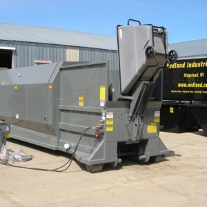 2 Yard Self-Contained Compactor with 35 Cubic Yard Container