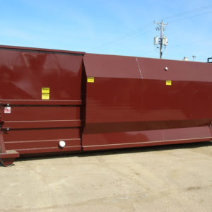 2 Yard Self-Contained Compactor with 40 Cubic Yard Container