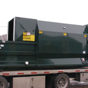 2 Yard Self-Contained Compactor with 20 Cubic Yard Container