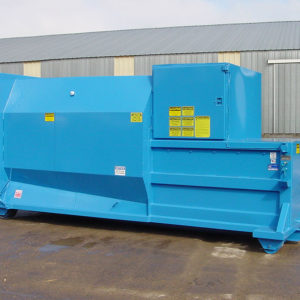 1 Yard Self-Contained Compactor with 15 Cubic Yard Container