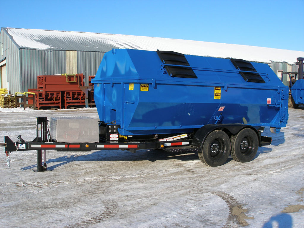 recycling dumpster