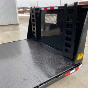 flatbed attachment for rolloff trailer