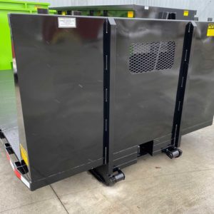 flatbed attachment for rolloff trailer