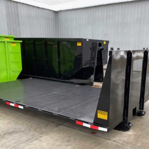 flatbed attachment for rolloff trailer
